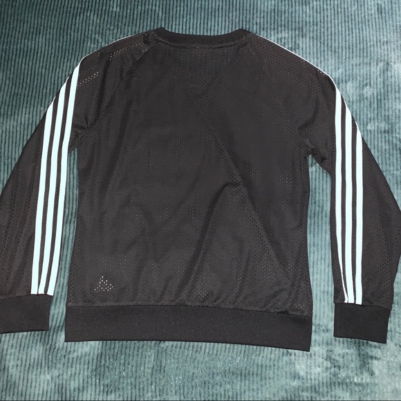 Adidas Mesh Long Sleeve Cover Up - Picture 5 of 5